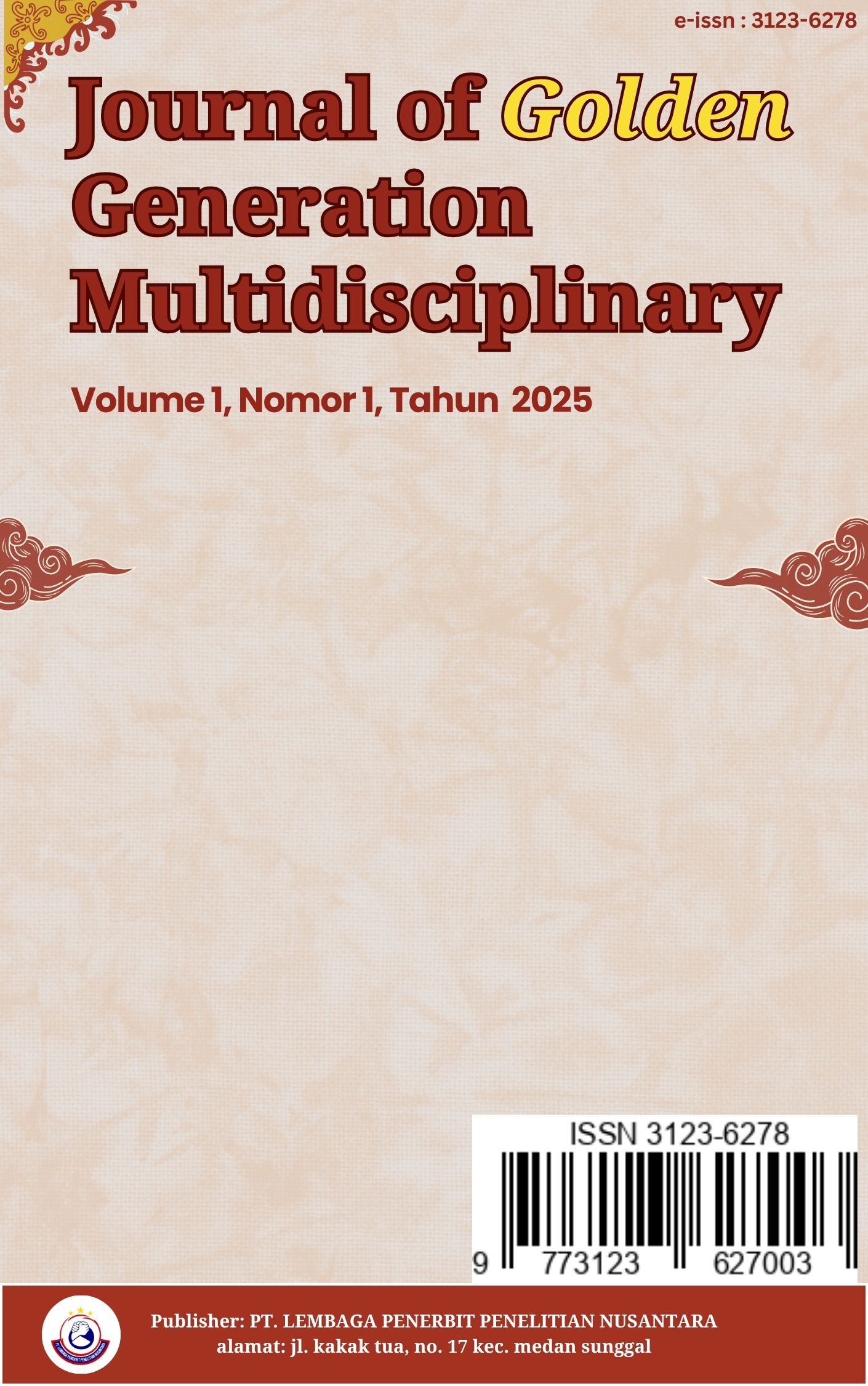 Journal of Golden Generation Multidisciplinary